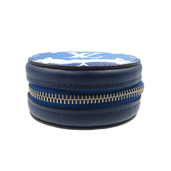 LOUIS VUITTON White Monogram Leather Bag Charm - Picture 5 of 7